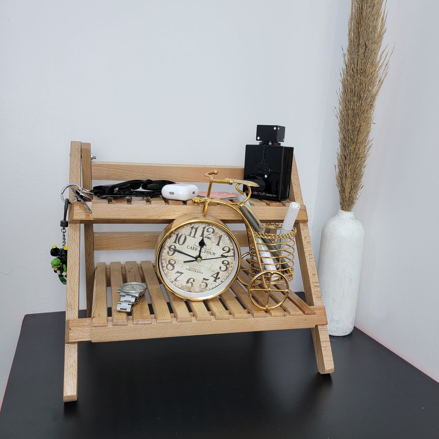 Etagère Bohème pliable en bois hêtre