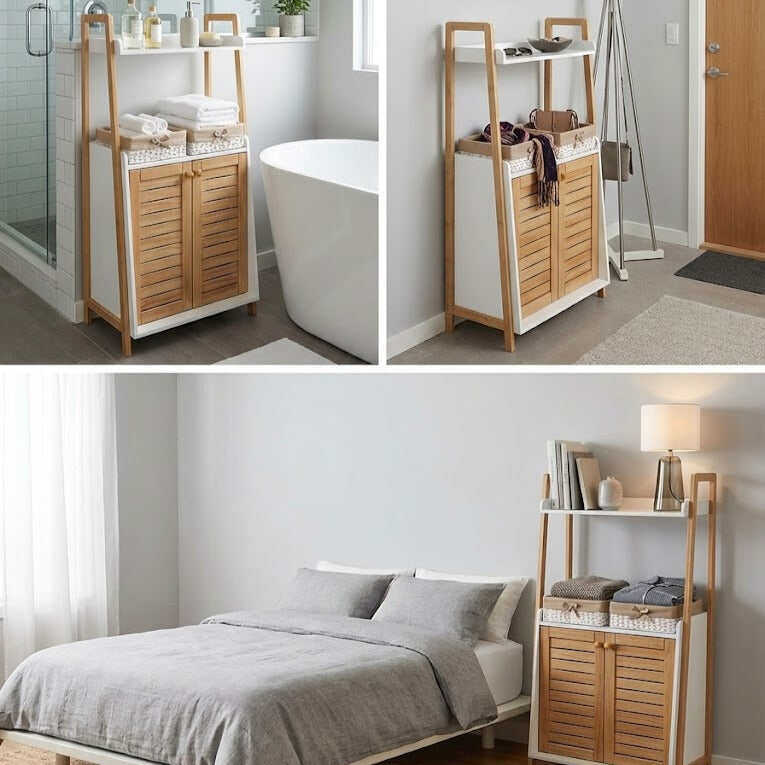 Meuble à rangement et décoration moderne