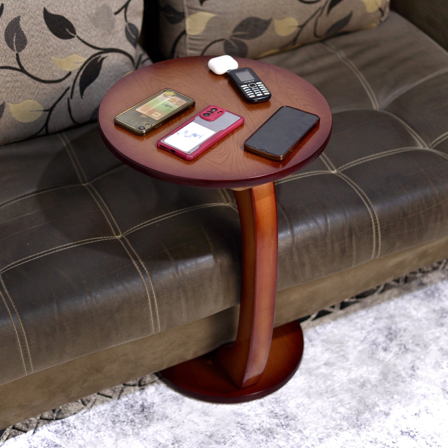 Table mobile CURVY, bois hêtre