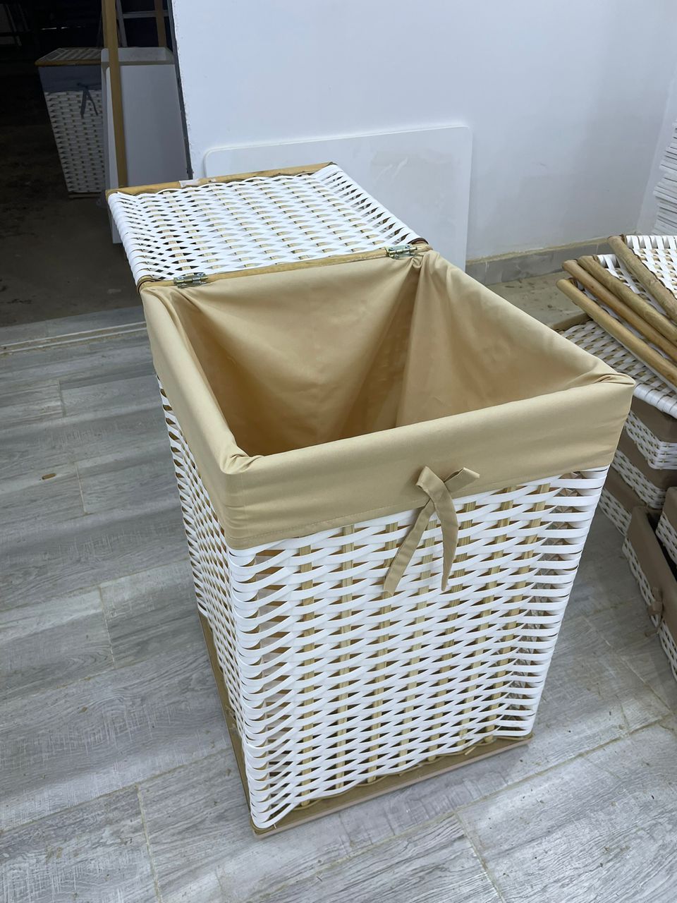 Pack de 3 paniers + corbeille