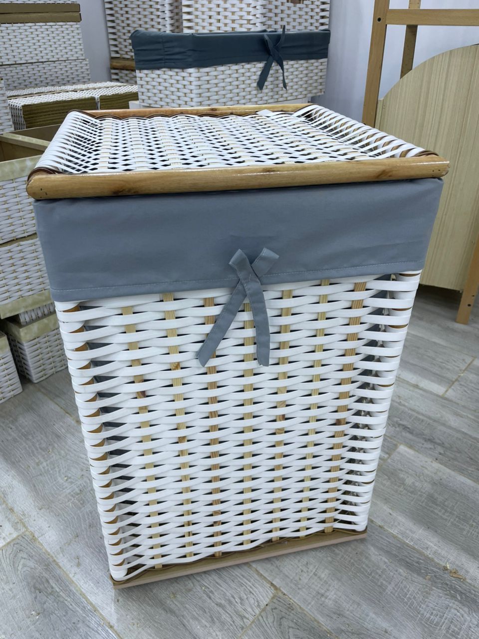 Pack de 3 paniers + corbeille