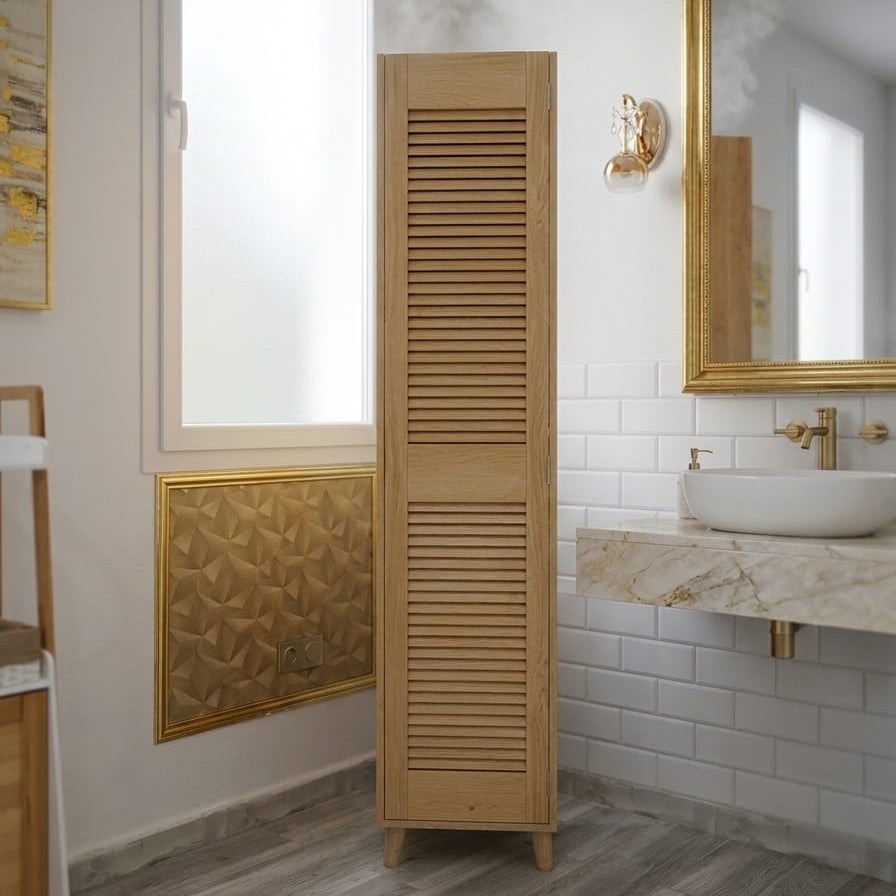 Colonne en bois hêtre