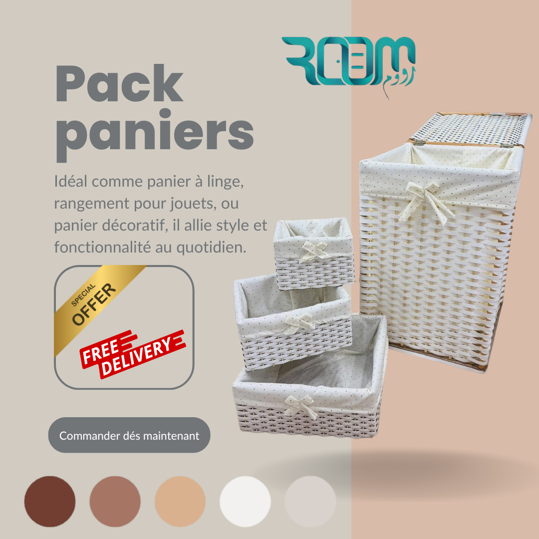 Les paniers à rangements
