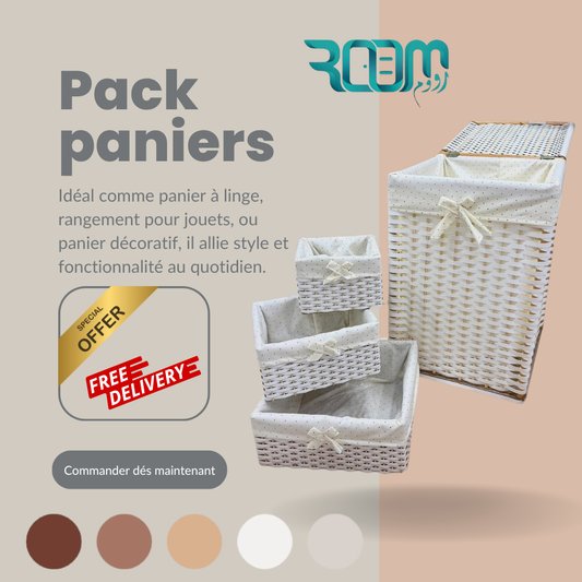 Les paniers à rangements