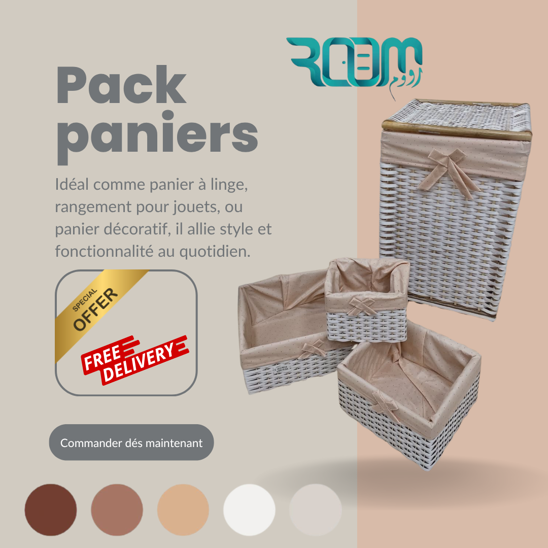 Les paniers à rangements