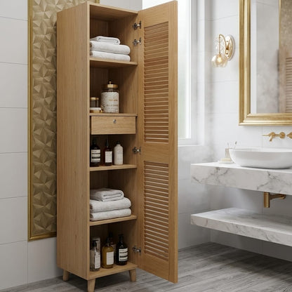 Colonne en bois hêtre