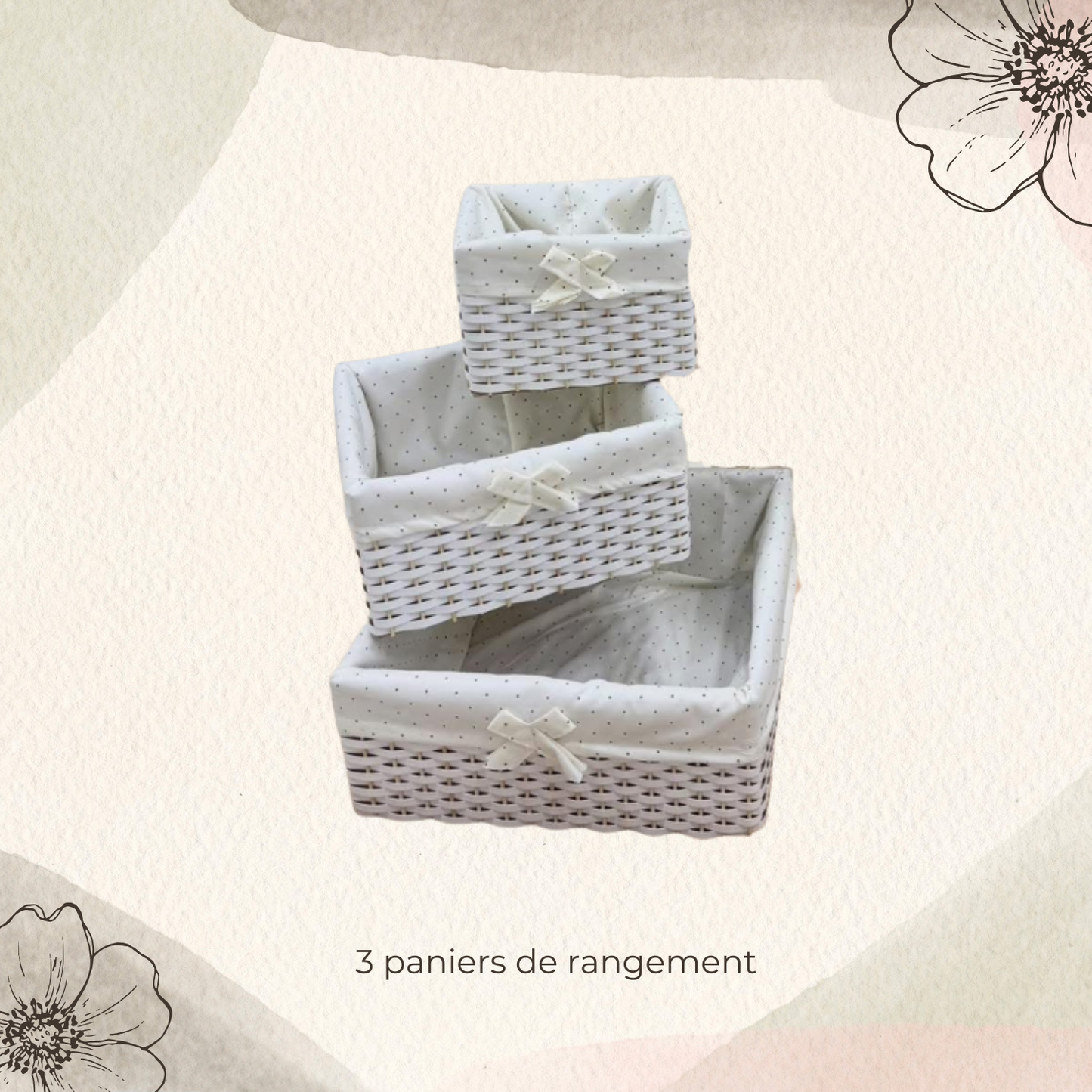 Les paniers à rangements