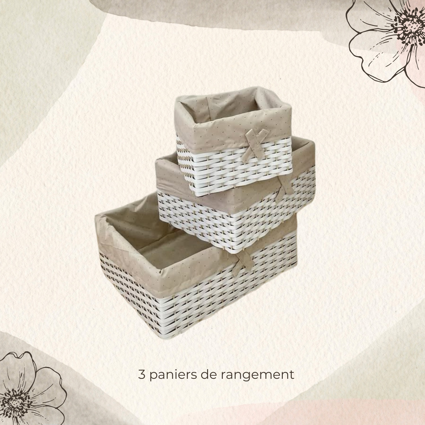 Les paniers à rangements