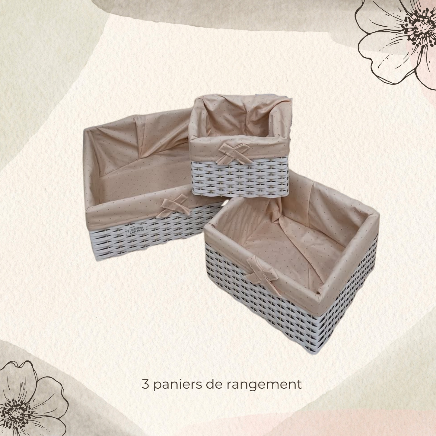 Les paniers à rangements