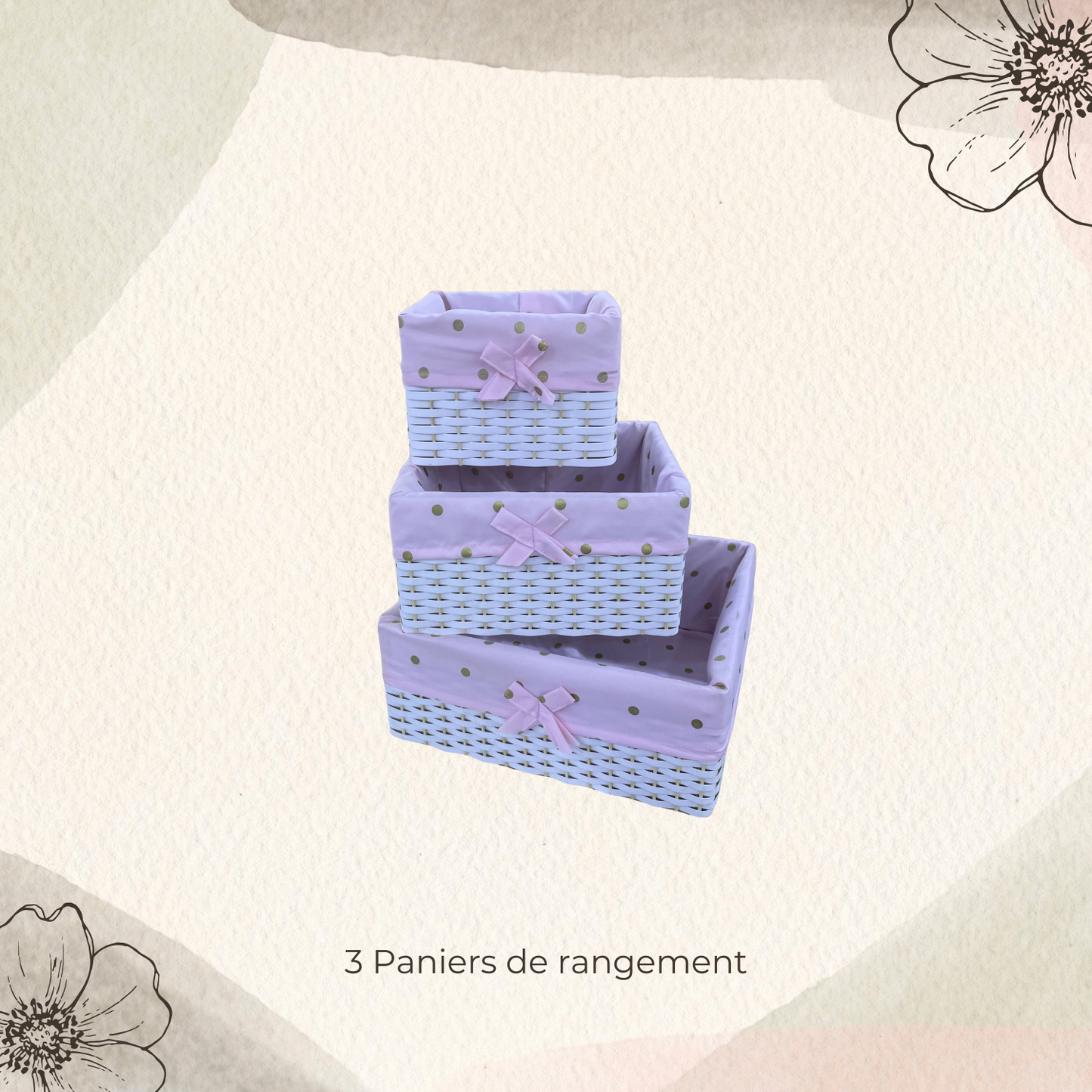 Les paniers à rangements