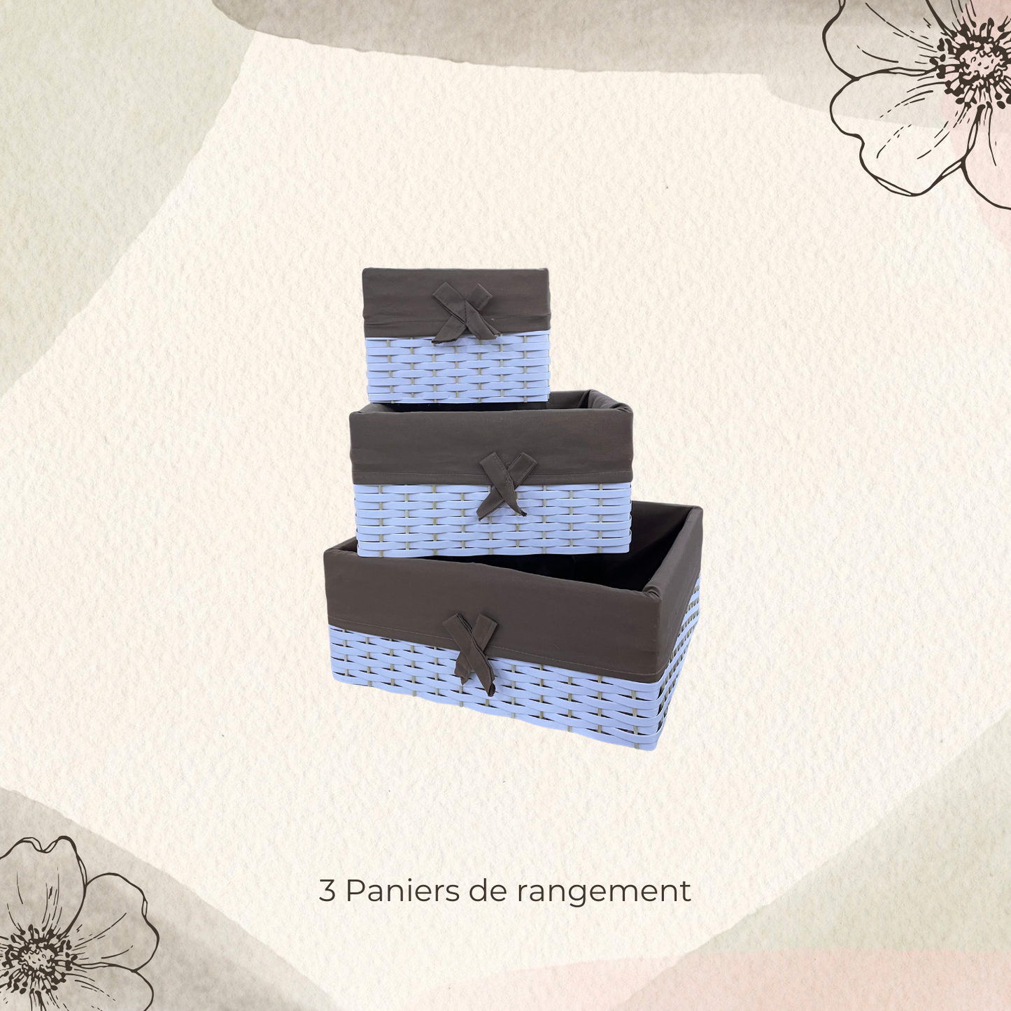 Les paniers à rangements