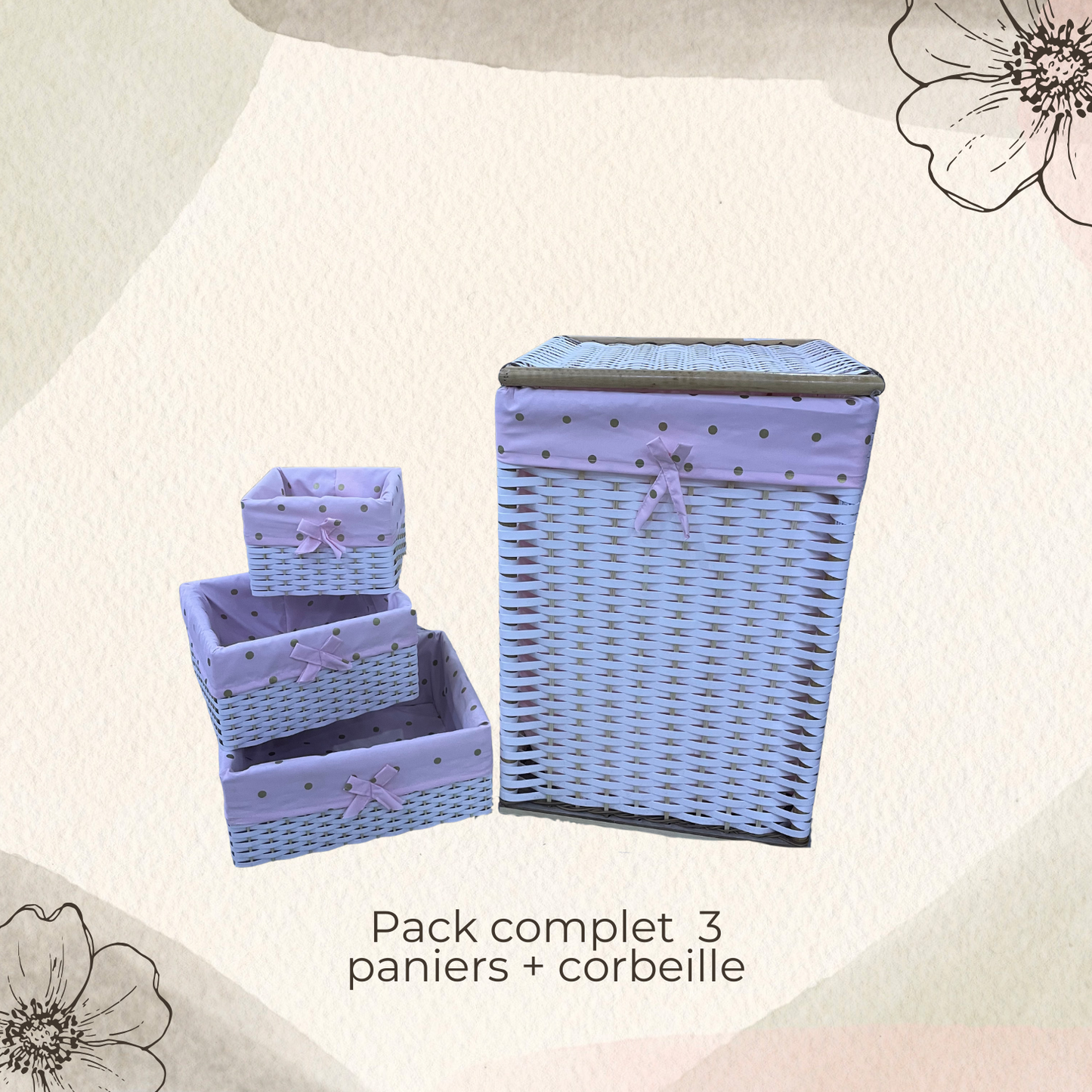 Les paniers à rangements