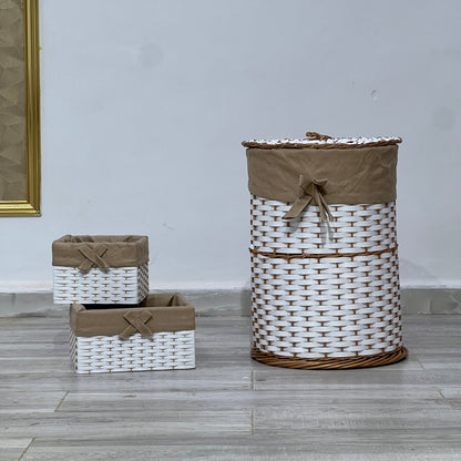 OSIER / Panier à linge décoratif en osier