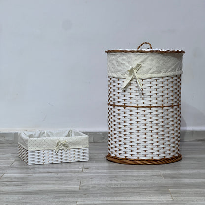 OSIER / Panier à linge décoratif en osier