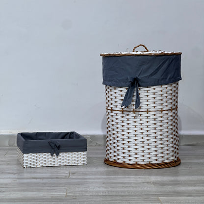 OSIER / Panier à linge décoratif en osier