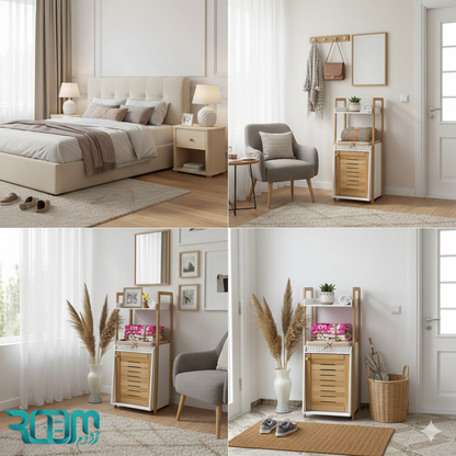 Meuble à rangement et décoration moderne