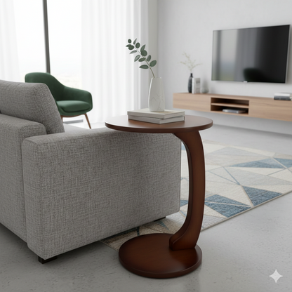 Table mobile CURVY,  bois hêtre