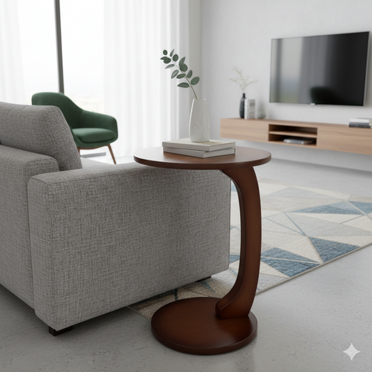 Table mobile CURVY,  bois hêtre