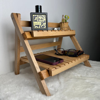 Etagere Boheme pliable en bois hetre