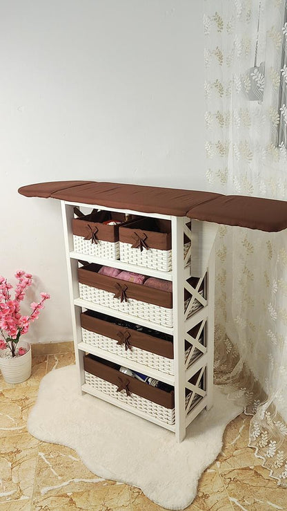 2EN1 / Meuble à rangement et table fer à repasser