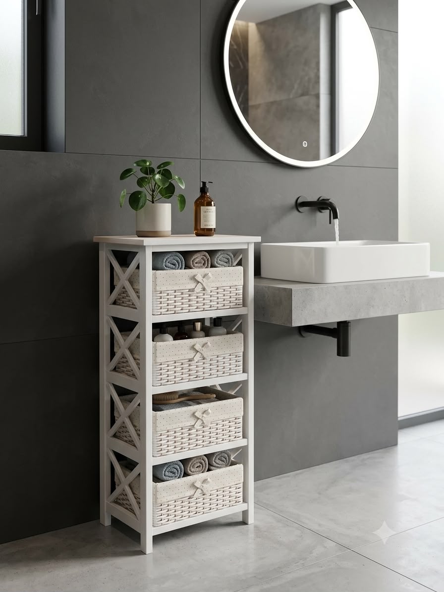 Meuble range_tout (Style Shabby Chic)